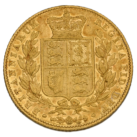 22ct Gold Queen Victoria Full Sovereign Coin 1844