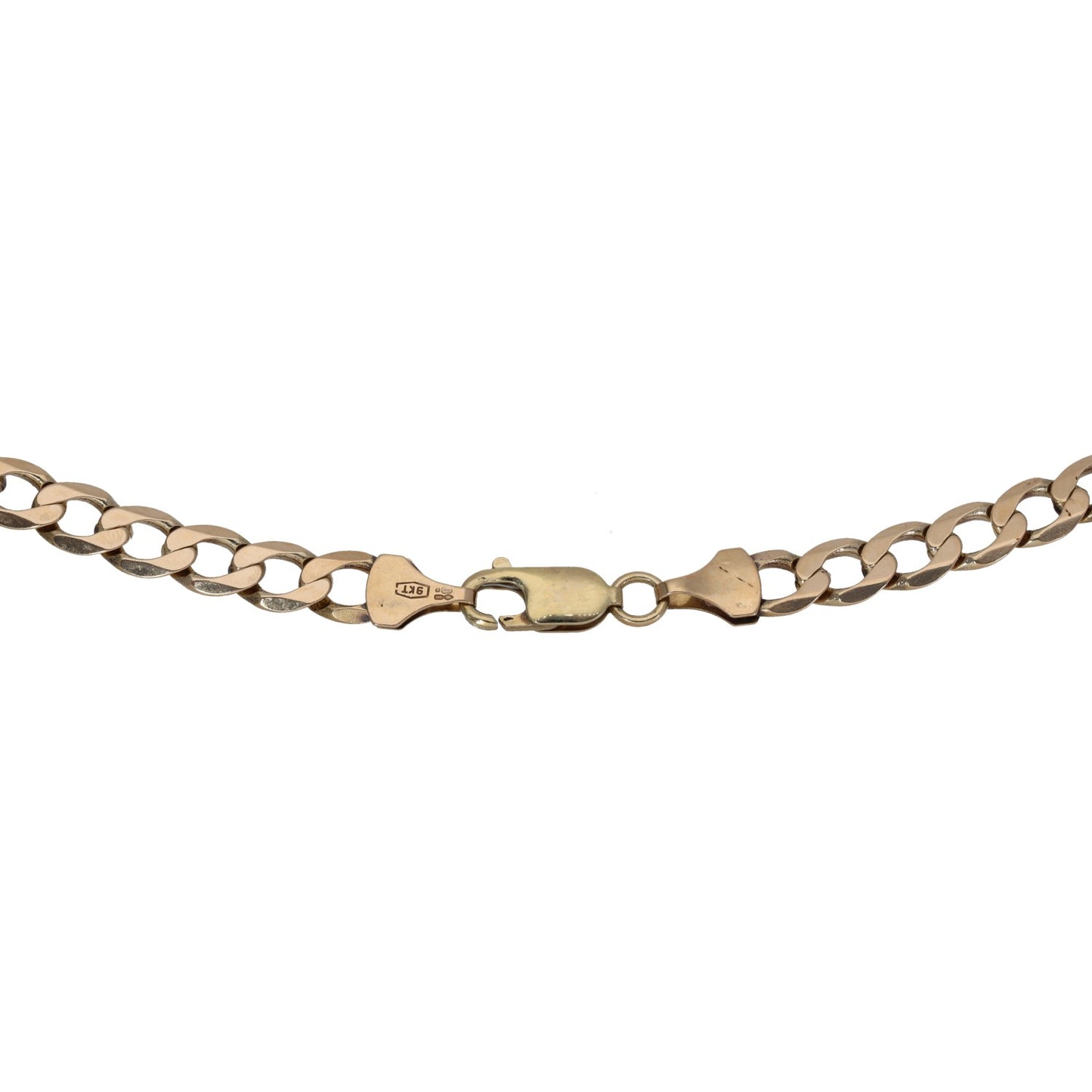 9ct Gold Curb Chain 24"