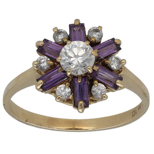14ct Gold Imitation Dress/Cocktail Ring Size O