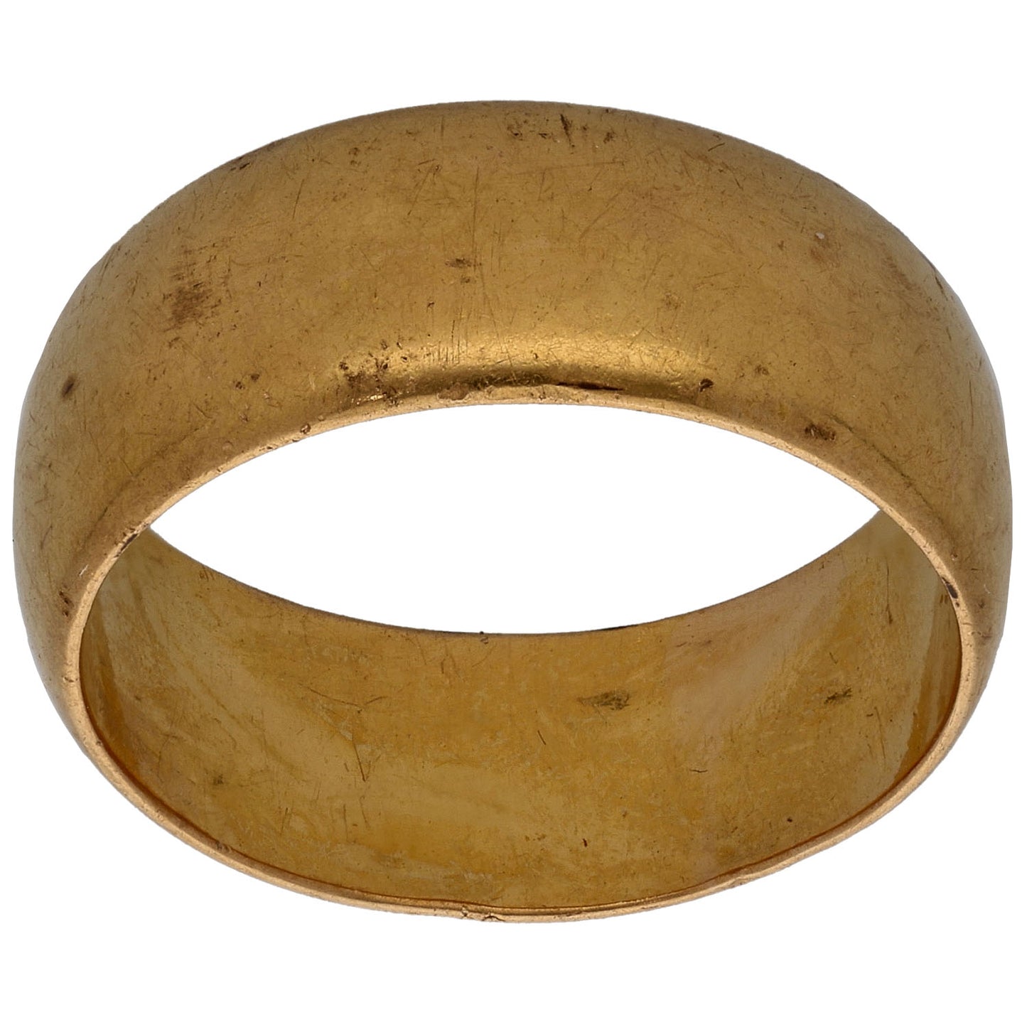 22ct Gold Plain Wedding Ring Size P