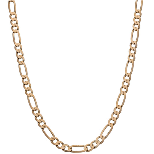 9ct Gold Figaro Chain 22"