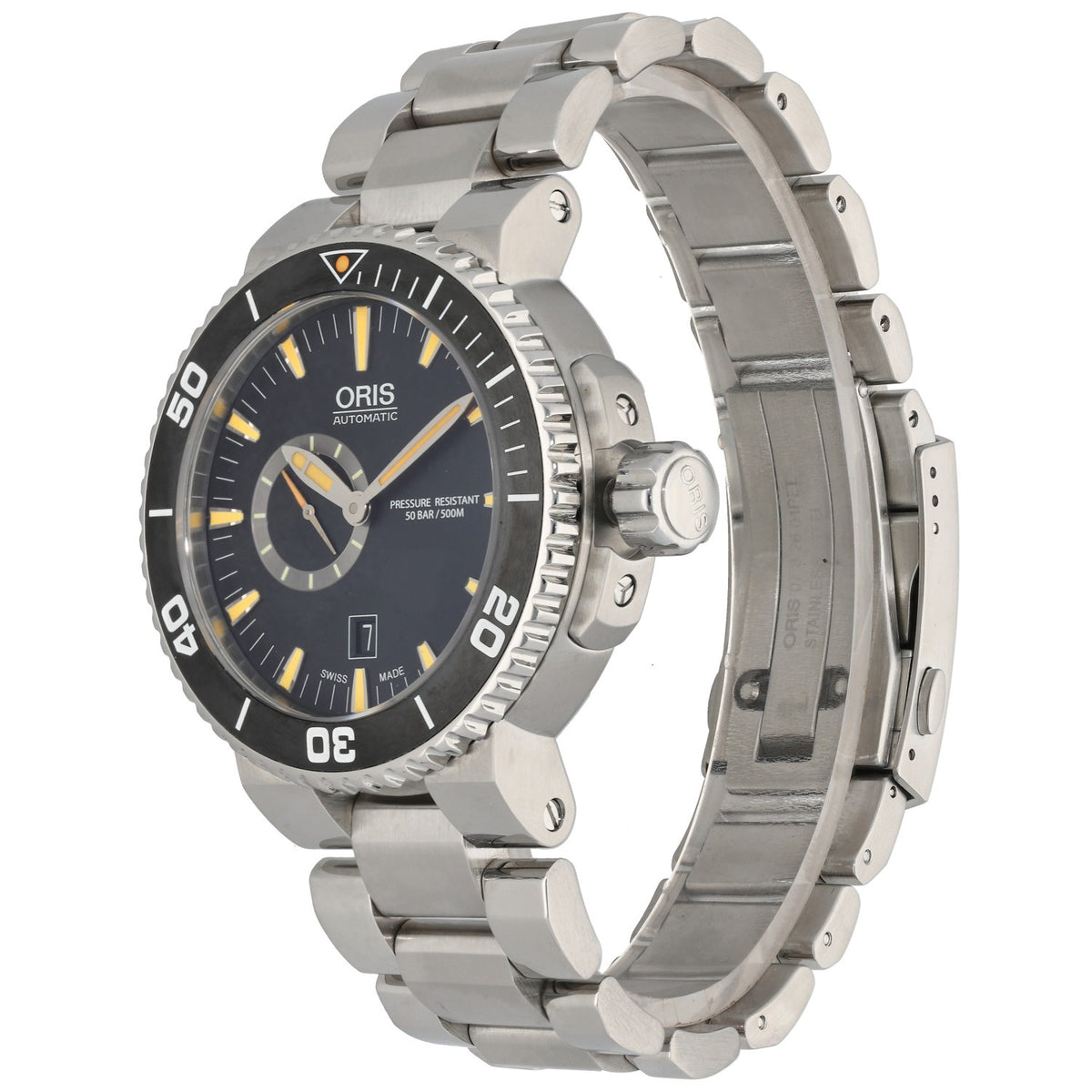 Oris Aquis 7673 46mm Stainless Steel Watch