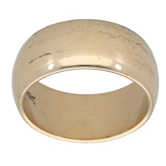 9ct Gold Plain Wedding Ring Size R