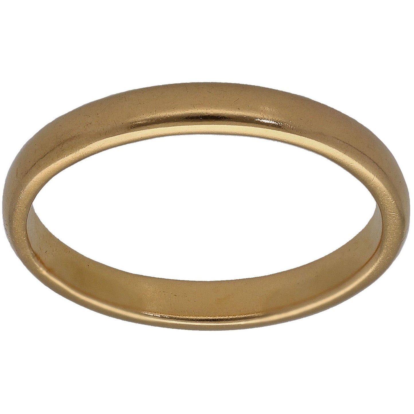 22ct Gold Plain Wedding Ring Size M