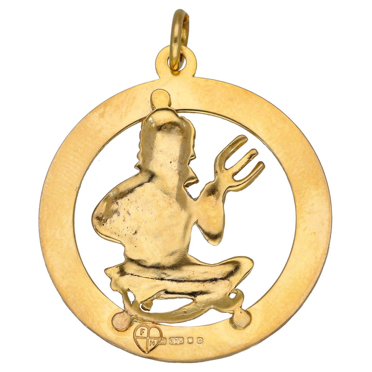 9ct Gold Character Pendant