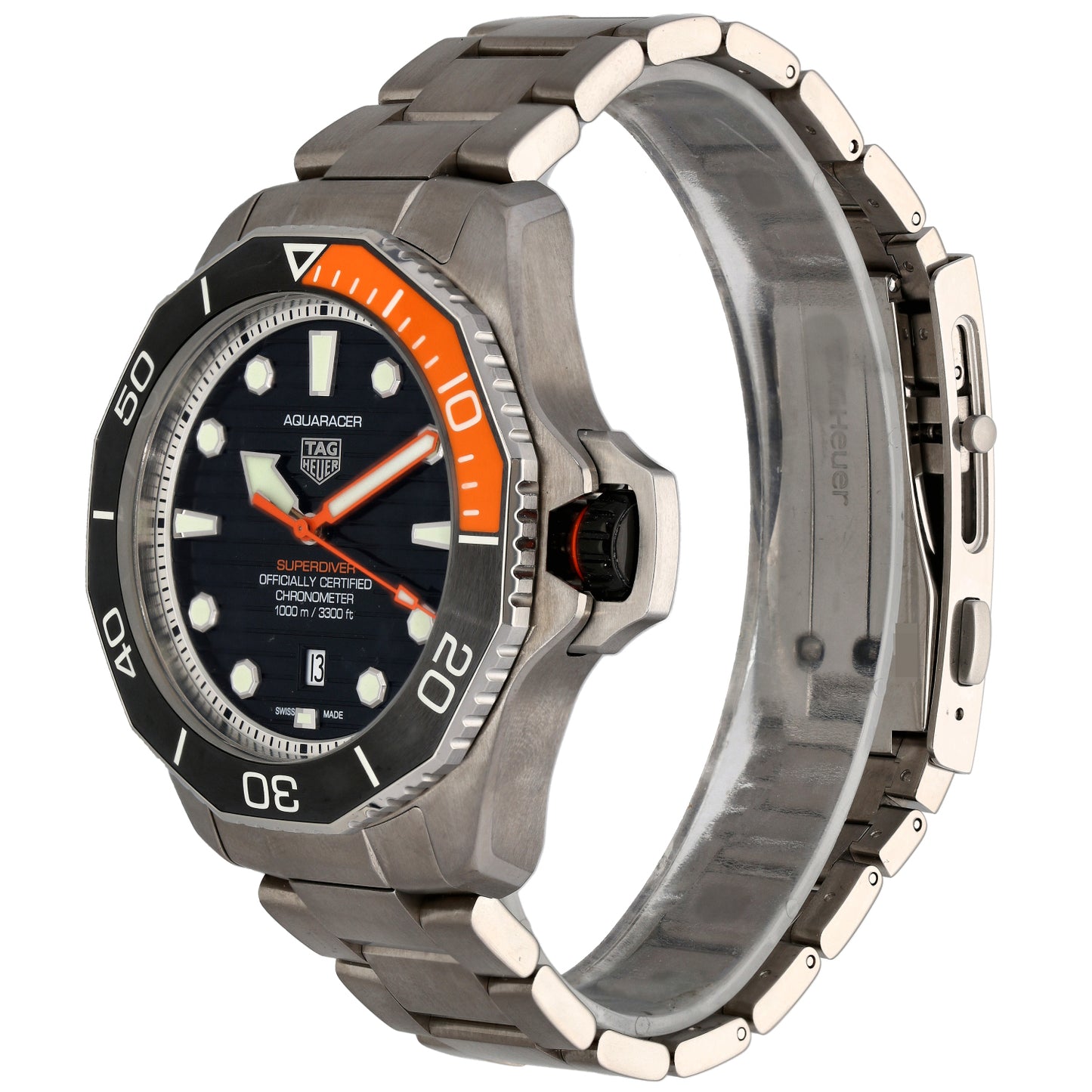 Tag Heuer Aquaracer 1000 Super Diver WBP5A8A 45mm Stainless Steel Watch