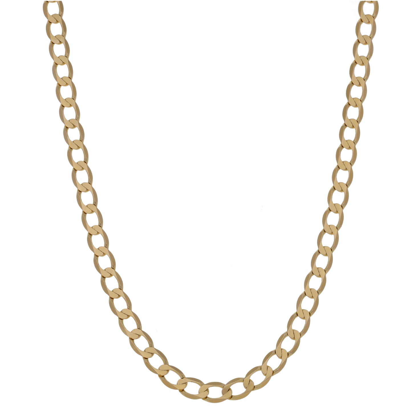 9ct Gold Curb Chain 24"