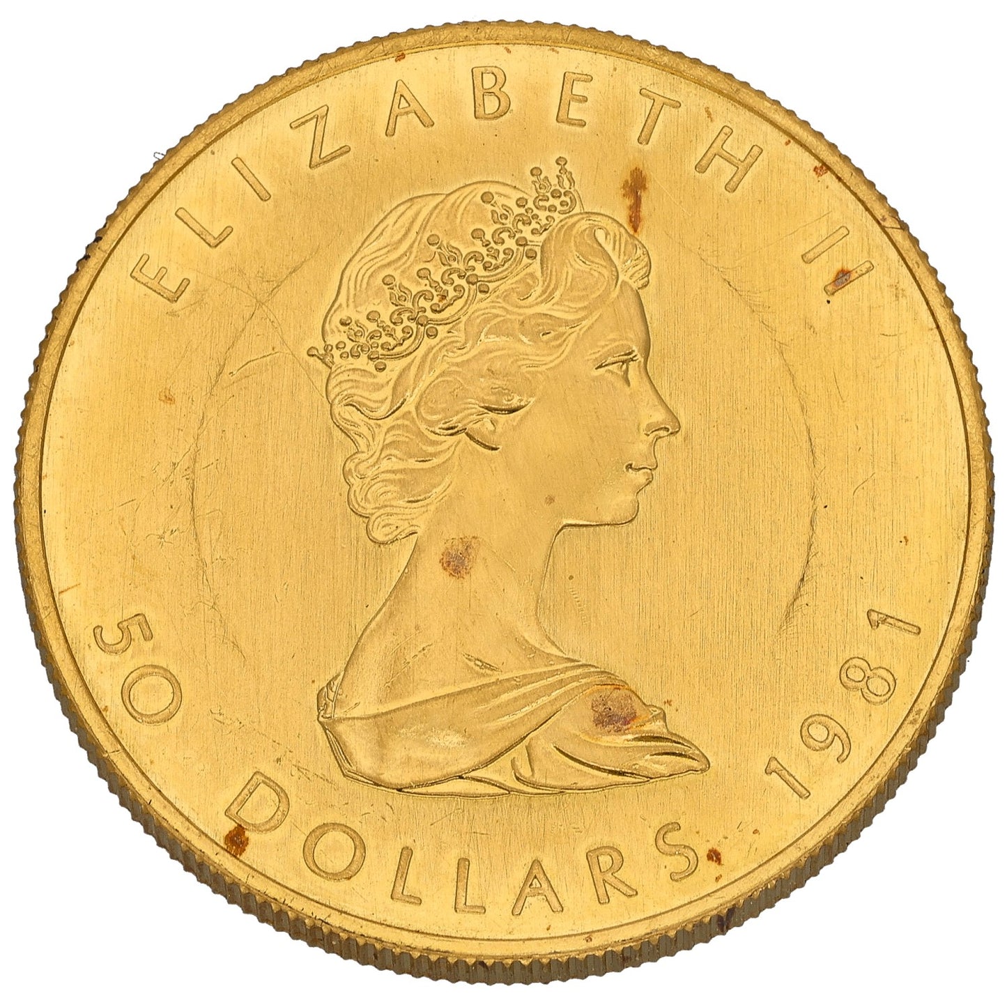 24ct Gold Canada Maple 1 OZ Coin 1981