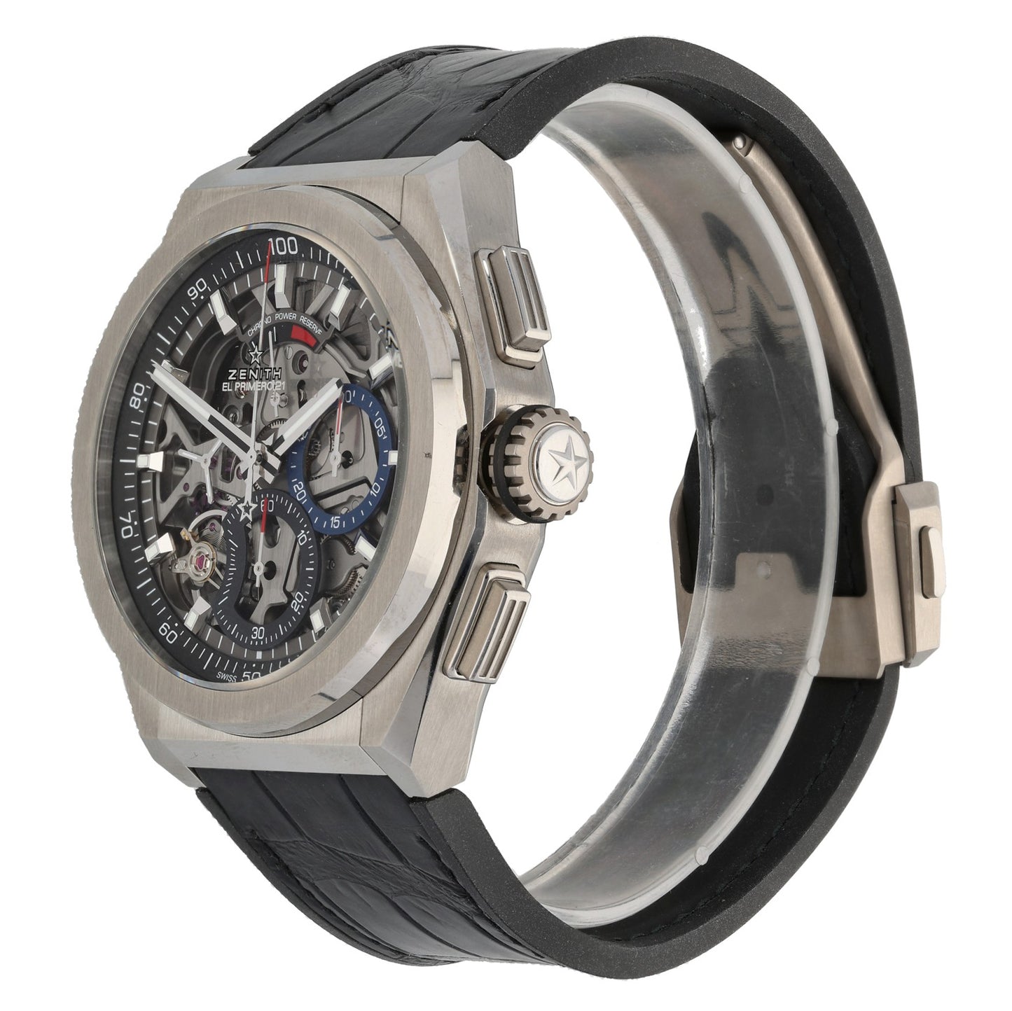 Zenith Defy El Primero 21 95.9000.9004/78 44mm Titanium Watch (Ex-Display)