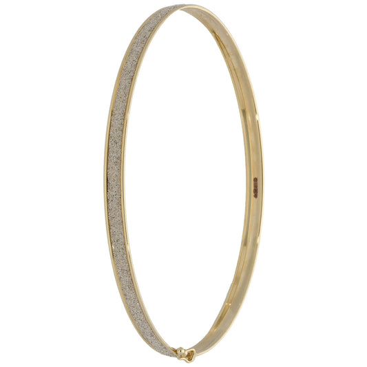 9ct Gold Hinged/Clasp Bangle