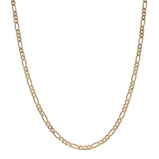 9ct Gold Figaro Chain 24"