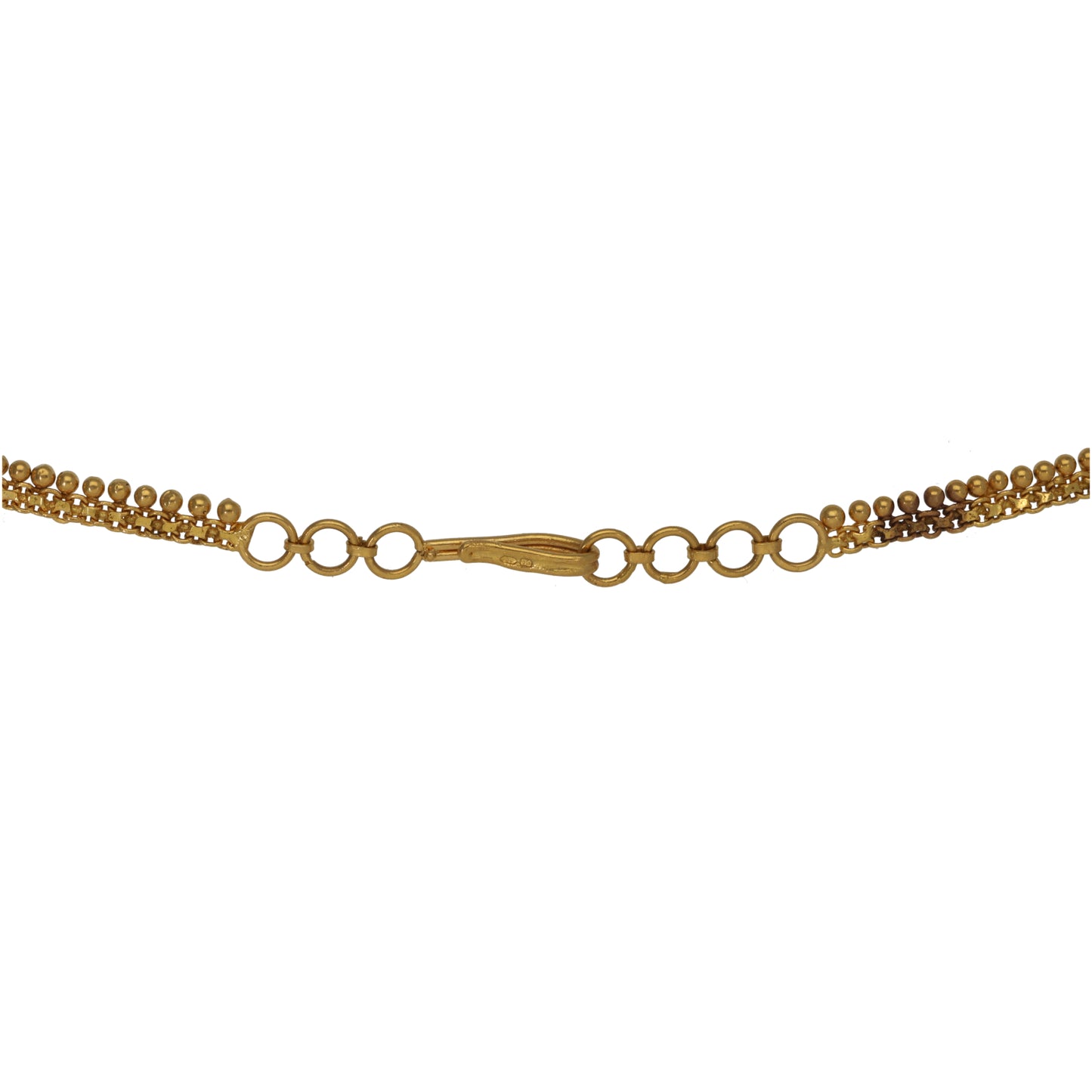 22ct Gold Fancy Necklace 14"