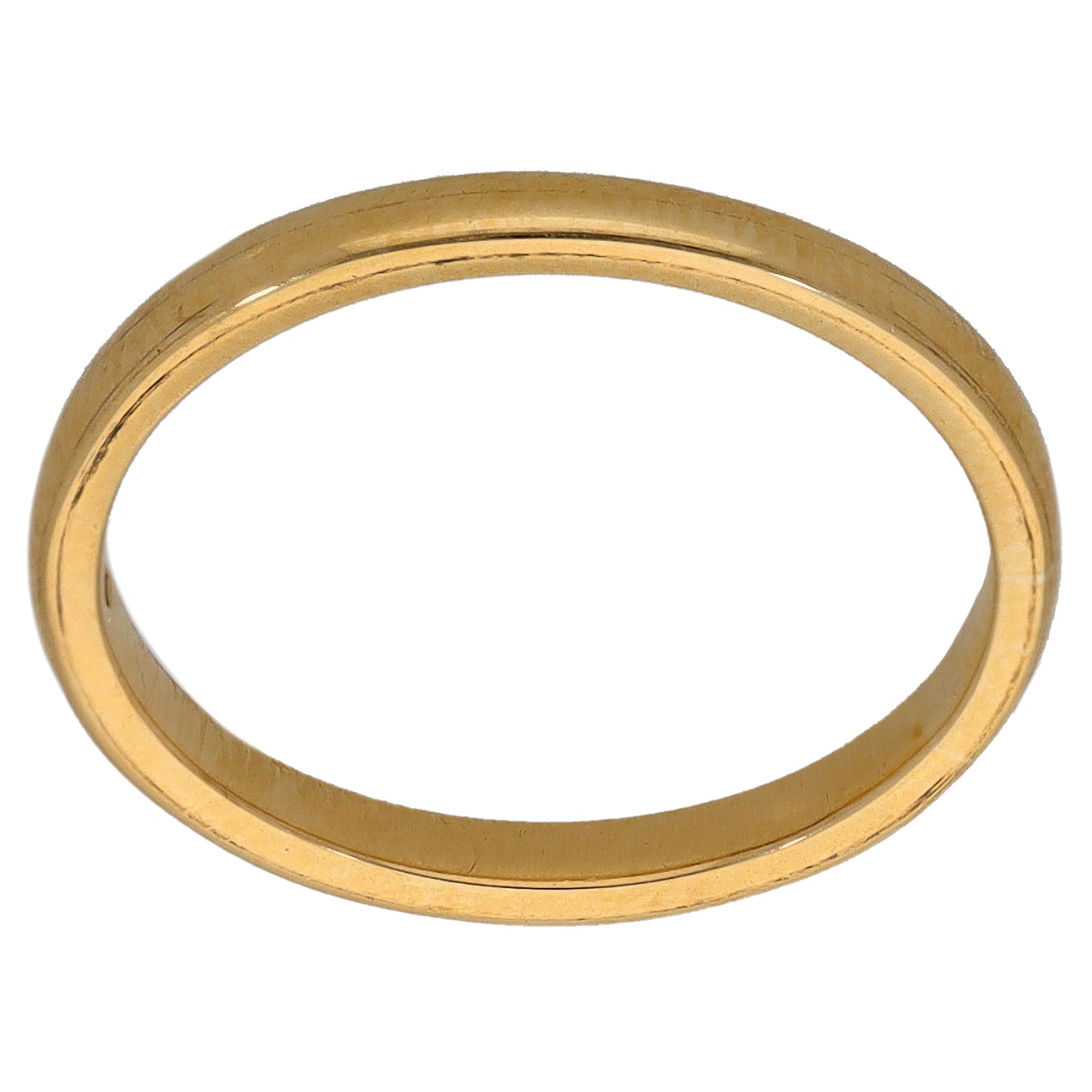 9ct Gold Plain Wedding Ring Size K
