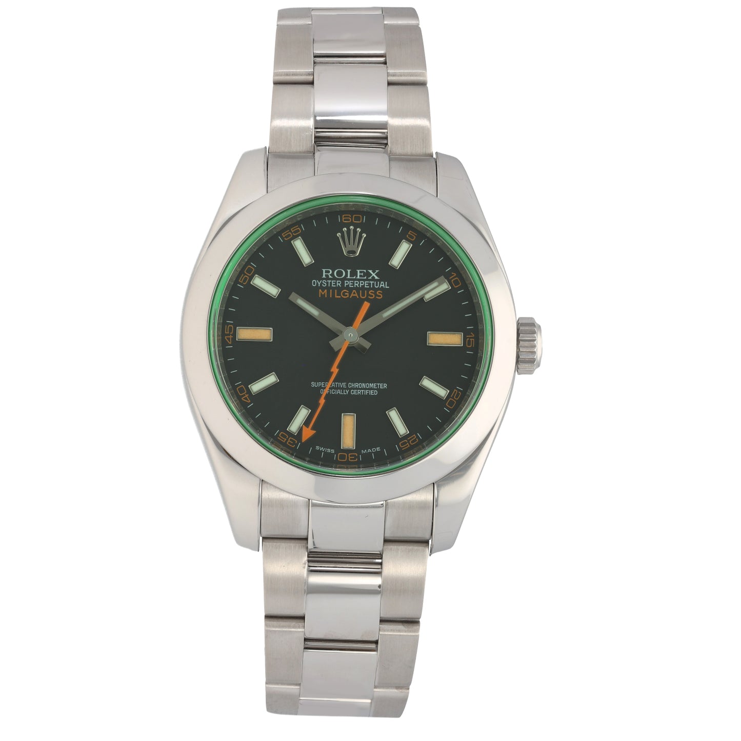 Rolex Milgauss 116400 40mm Stainless Steel Watch
