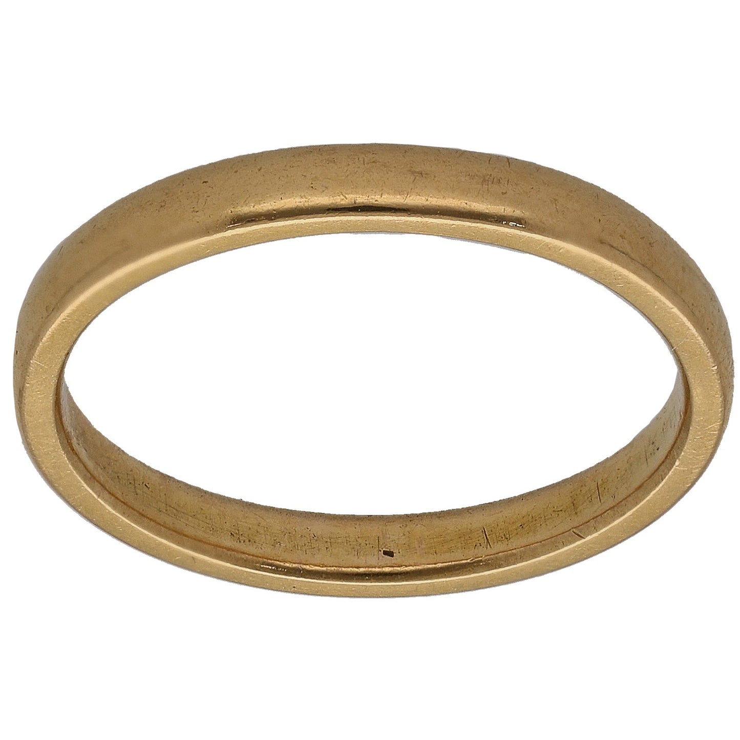 22ct Gold Plain Wedding Ring Size O