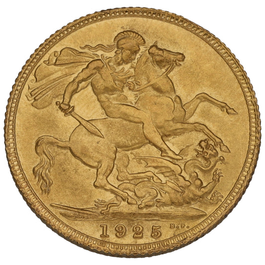 22ct Gold King George V Full Sovereign Coin 1925