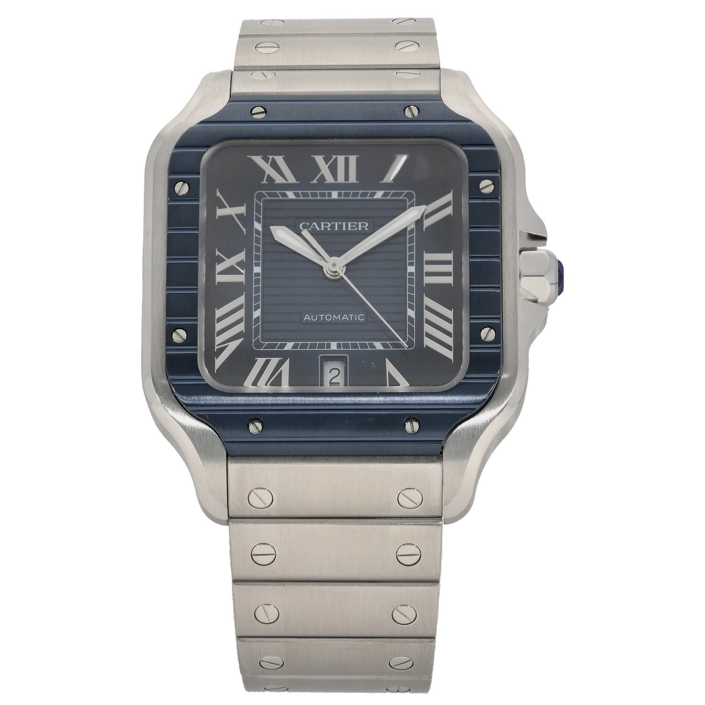 Cartier Santos WSSA0048 39.8mm Stainless Steel Watch