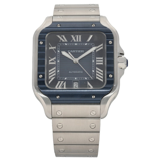 Cartier Santos WSSA0048 39.8mm Stainless Steel Watch