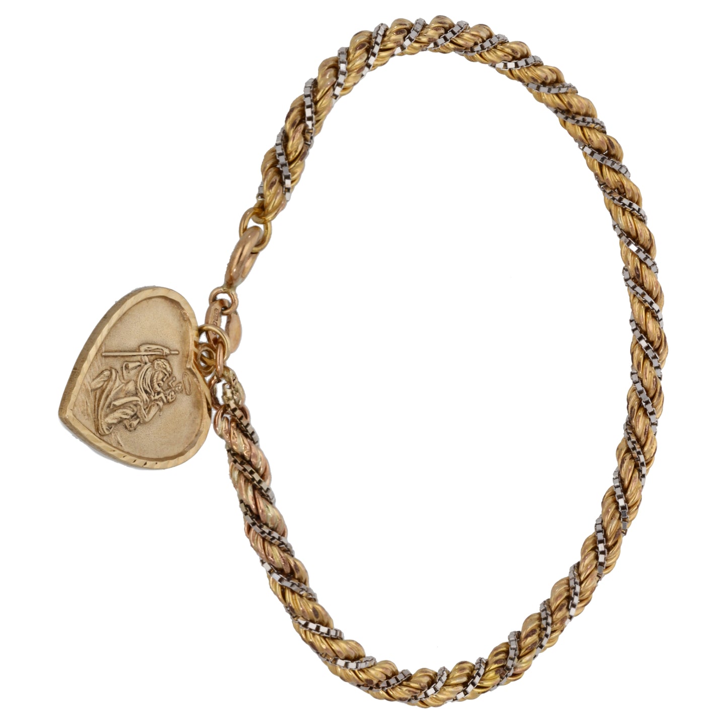 9ct Gold Rope Bracelet