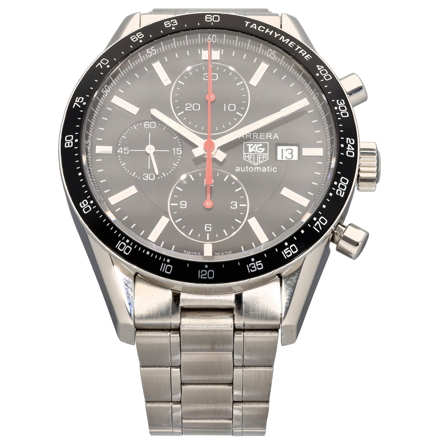 Tag Heuer Carrera CV2014 41mm Stainless Steel Watch