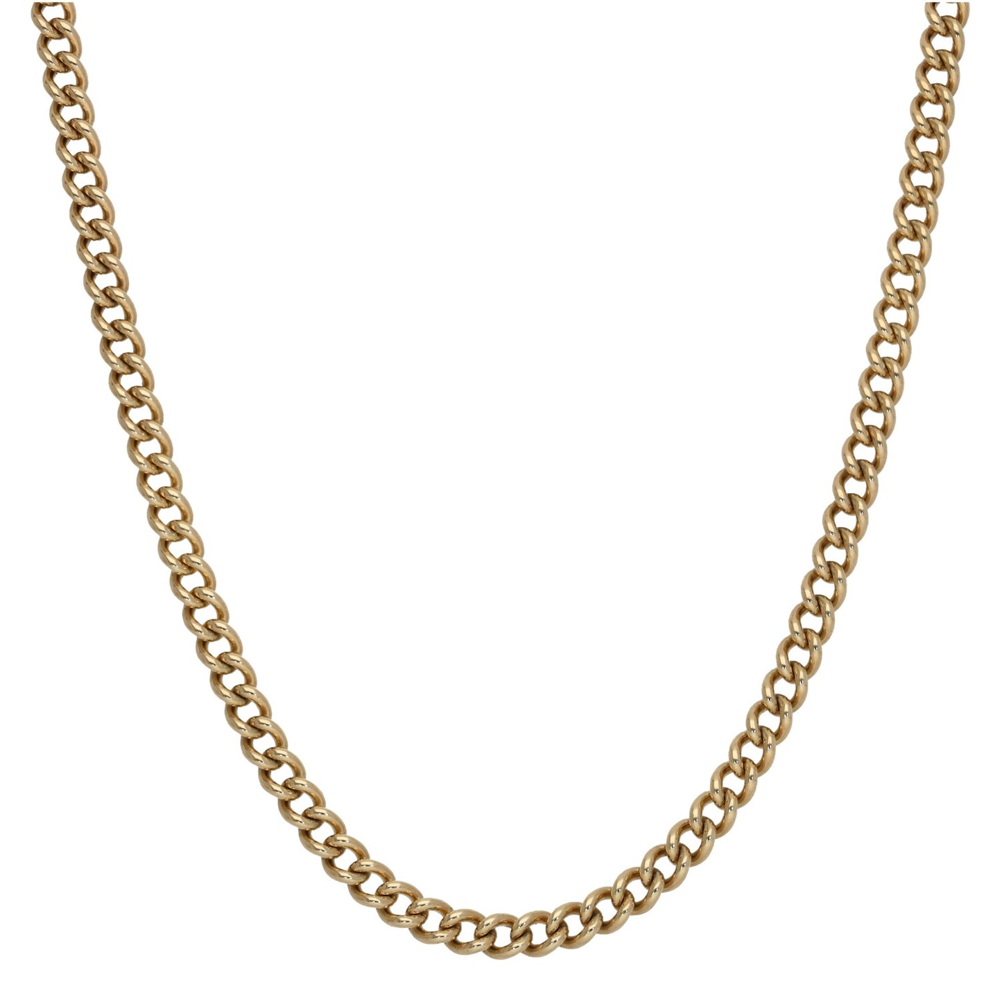 9ct Gold Curb Chain 20"