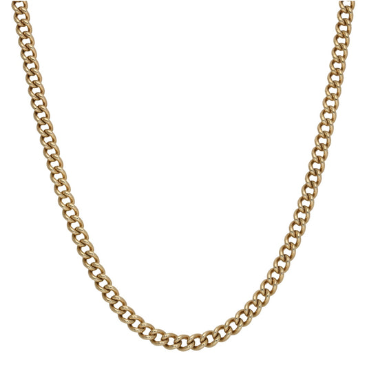 9ct Gold Curb Chain 20"