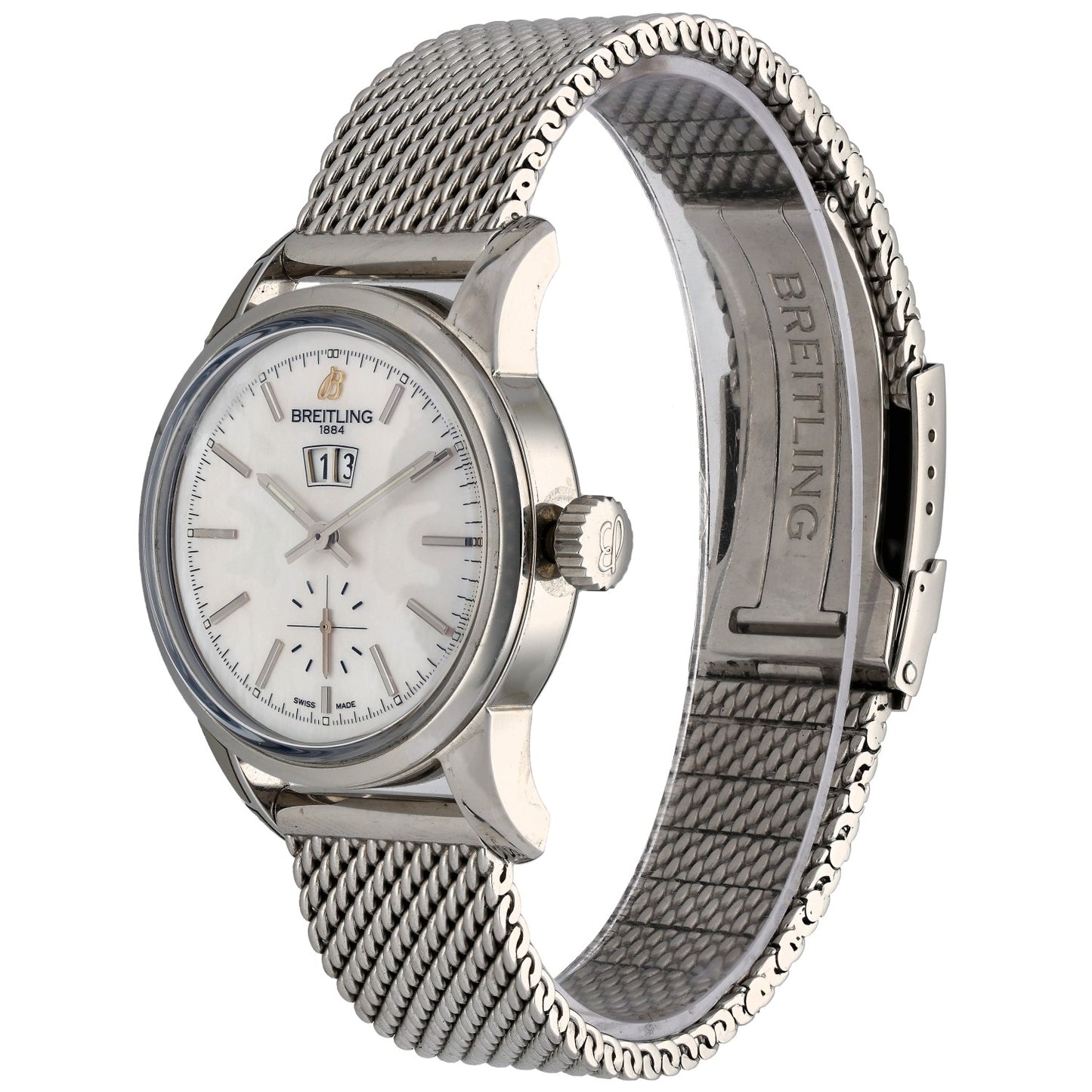 Breitling Transocean A16310 38mm Stainless Steel Watch