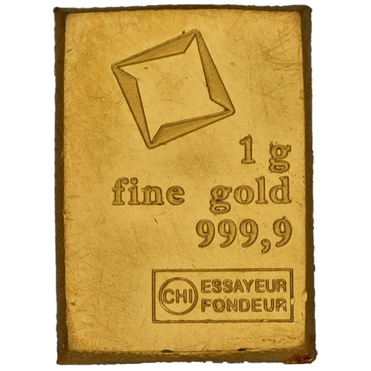 24ct 1g Gold Bar