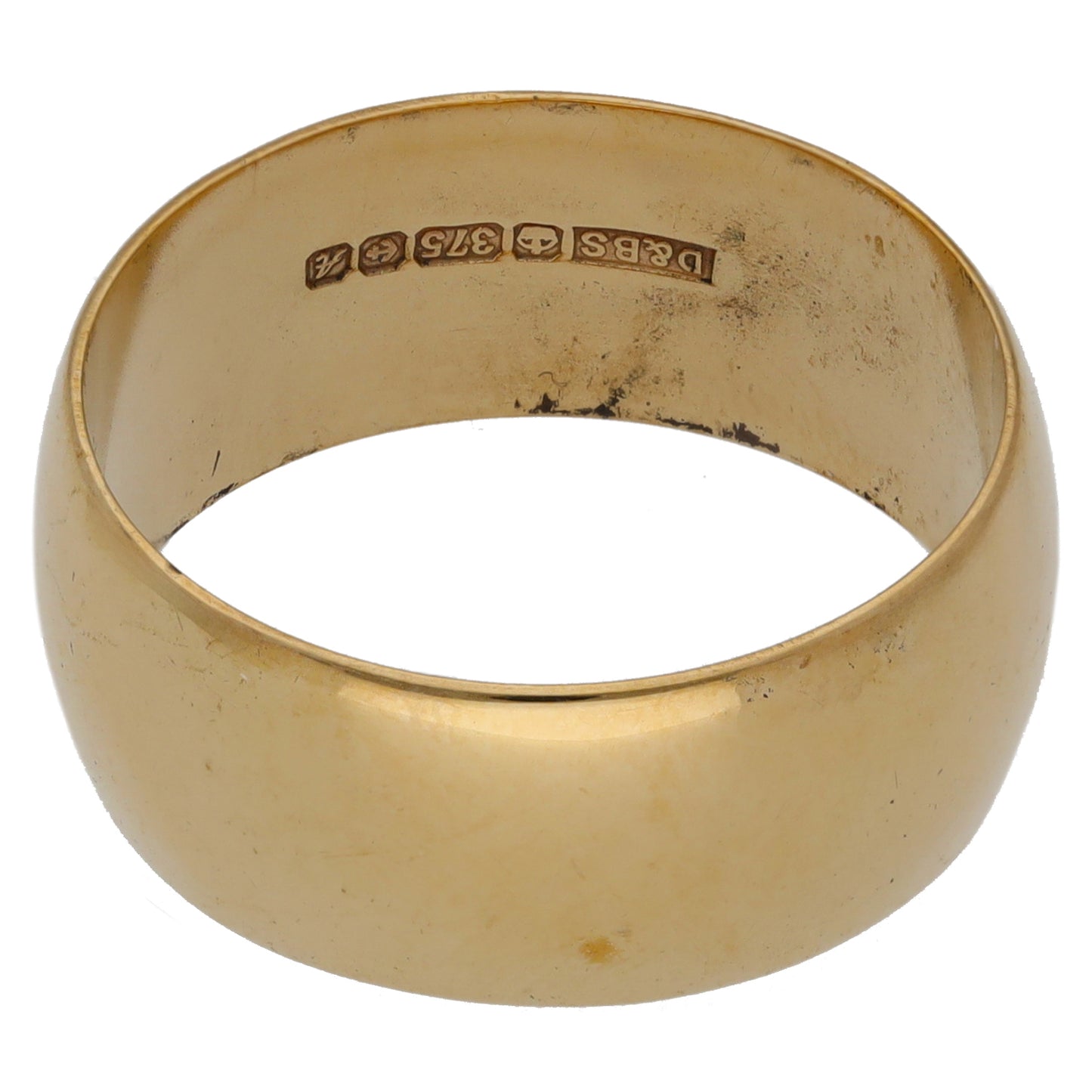9ct Gold Plain Wedding Ring Size U