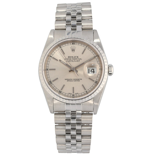Rolex Datejust 16220 36mm Stainless Steel Watch