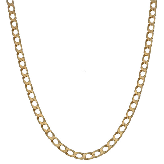 9ct Gold Curb Chain 24"