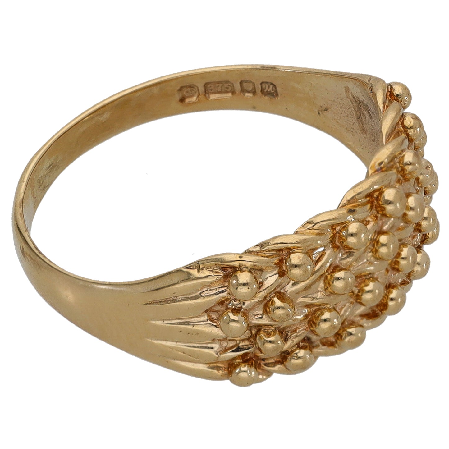 9ct Gold Keeper Ring Size Q