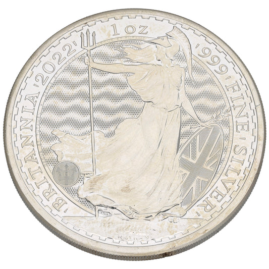 Fine Silver Queen Elizabeth II 1 OZ Britannia Coin 2022