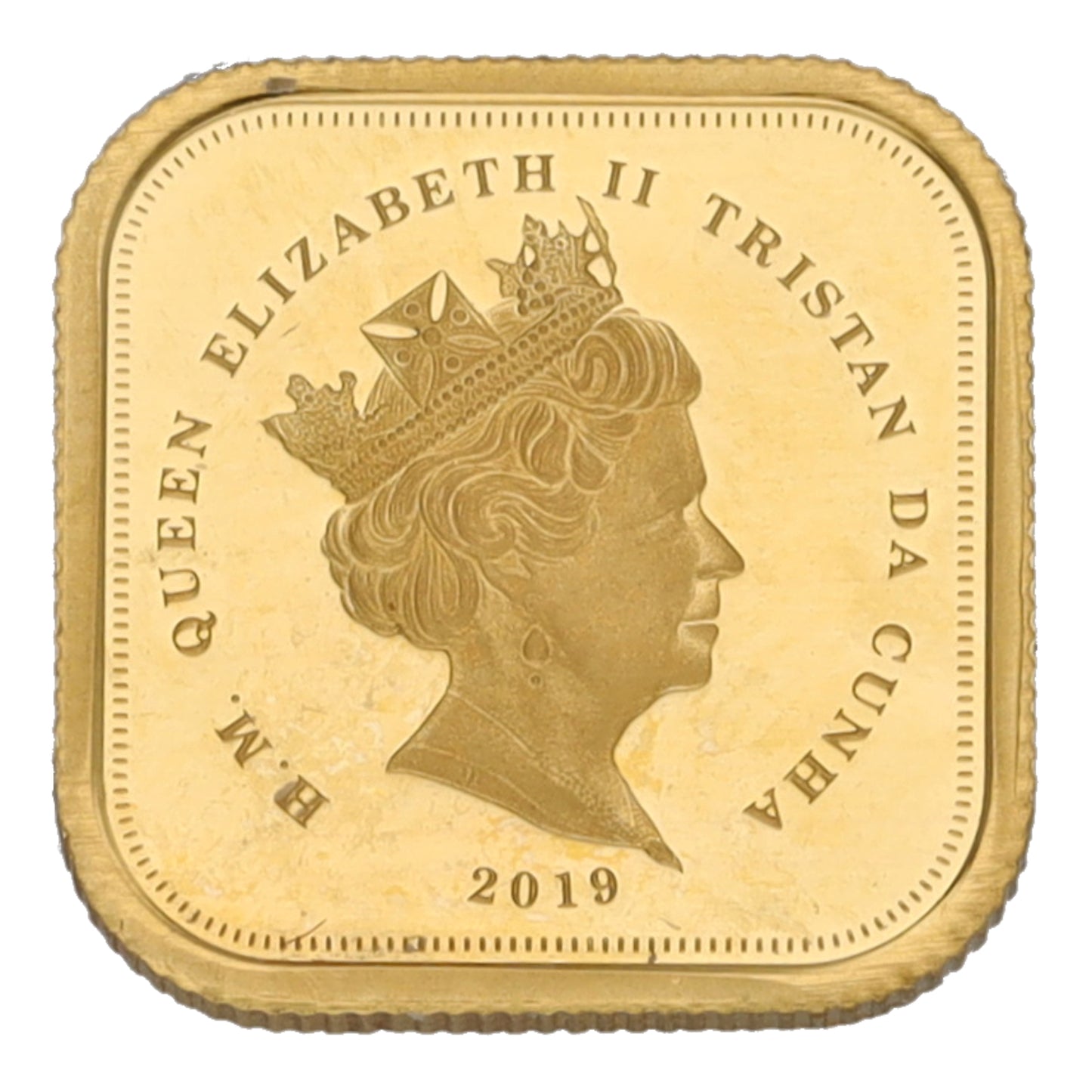 22ct Gold Queen Elizabeth II Quarter Sovereign Coin 2019