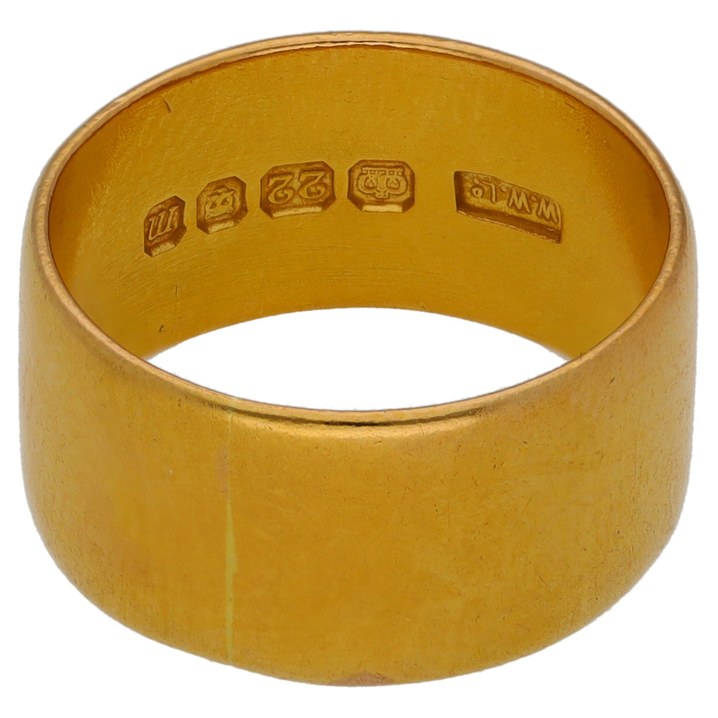 22ct Gold Plain Wedding Ring Size K