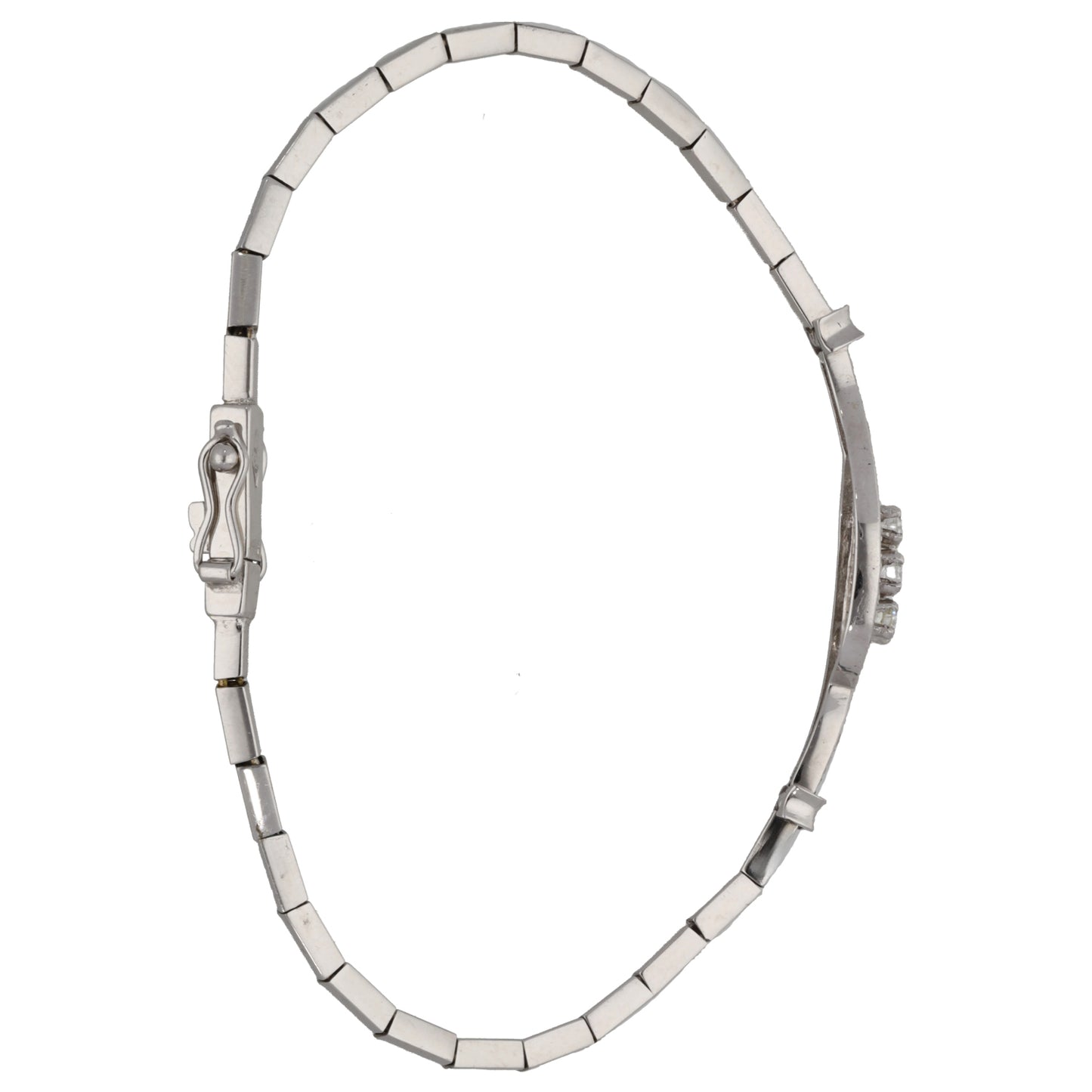 18ct White Gold 0.50ct Diamond Fancy Bracelet