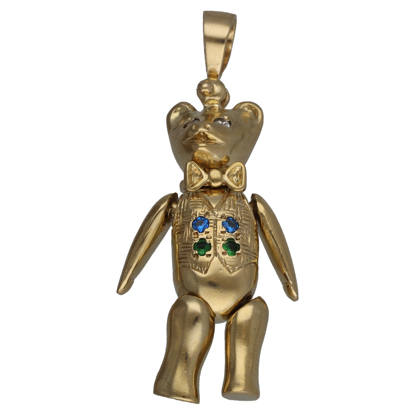 9ct Gold Imitation Teddy Bear Pendant