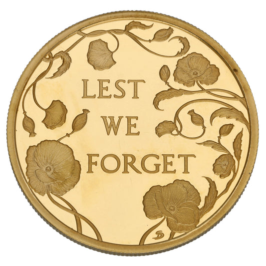 22ct Gold King Charles III Lest We Forget Double Sovereign 2024
