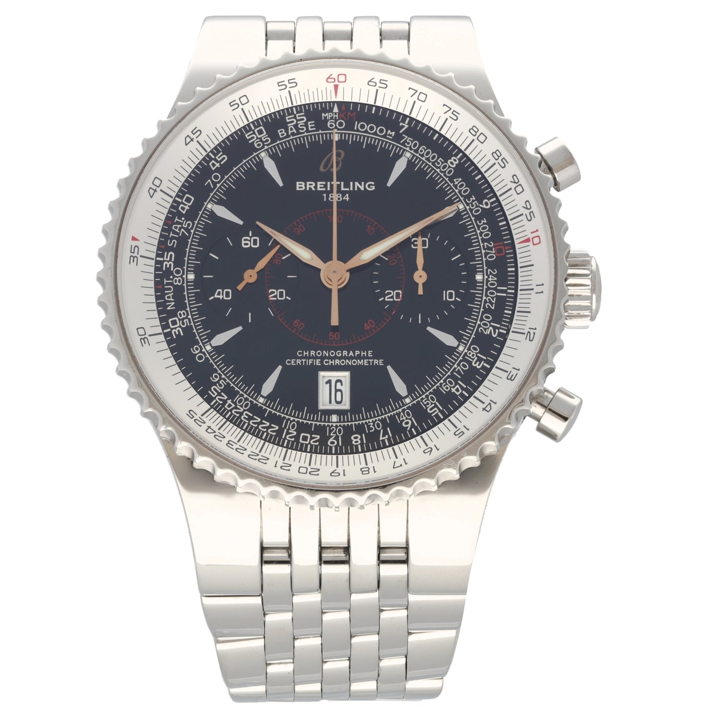 Breitling Montbrillant Legende A23340 47mm Stainless Steel Watch