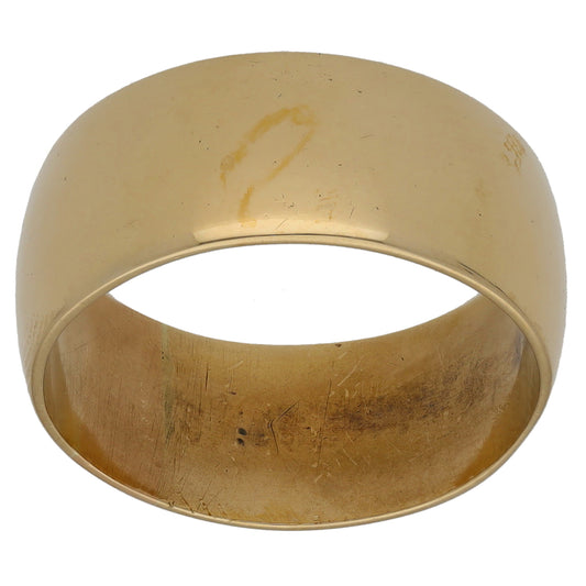 9ct Gold Plain Wedding Ring Size U