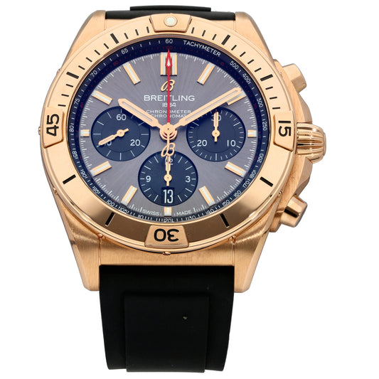 Breitling Chronomat B01 42 RB0134 42mm Rose Gold Watch
