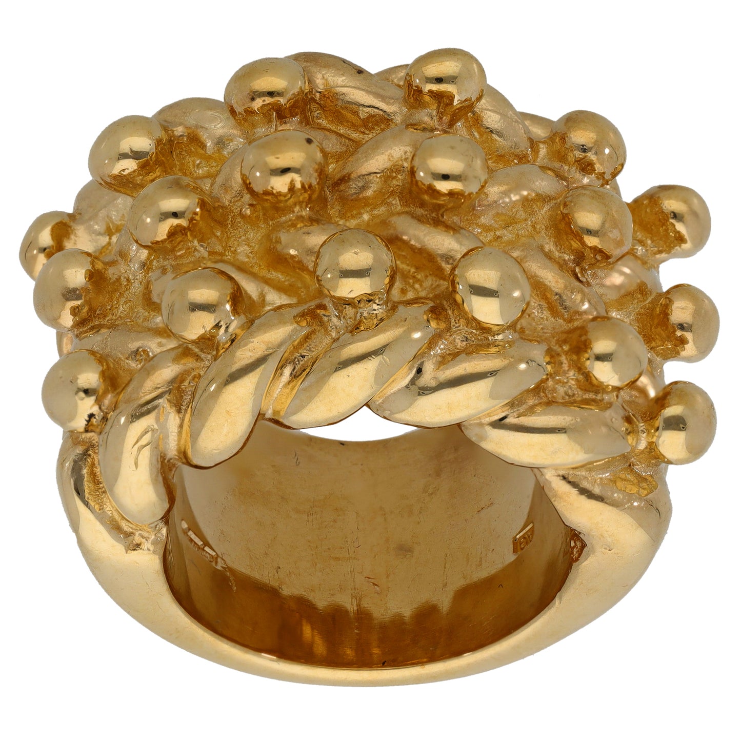 9ct Gold Keeper Ring Size W
