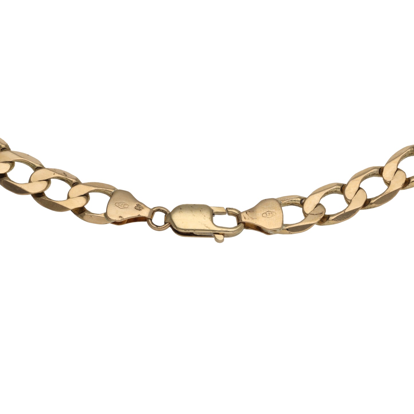 9ct Gold Curb Chain 26"