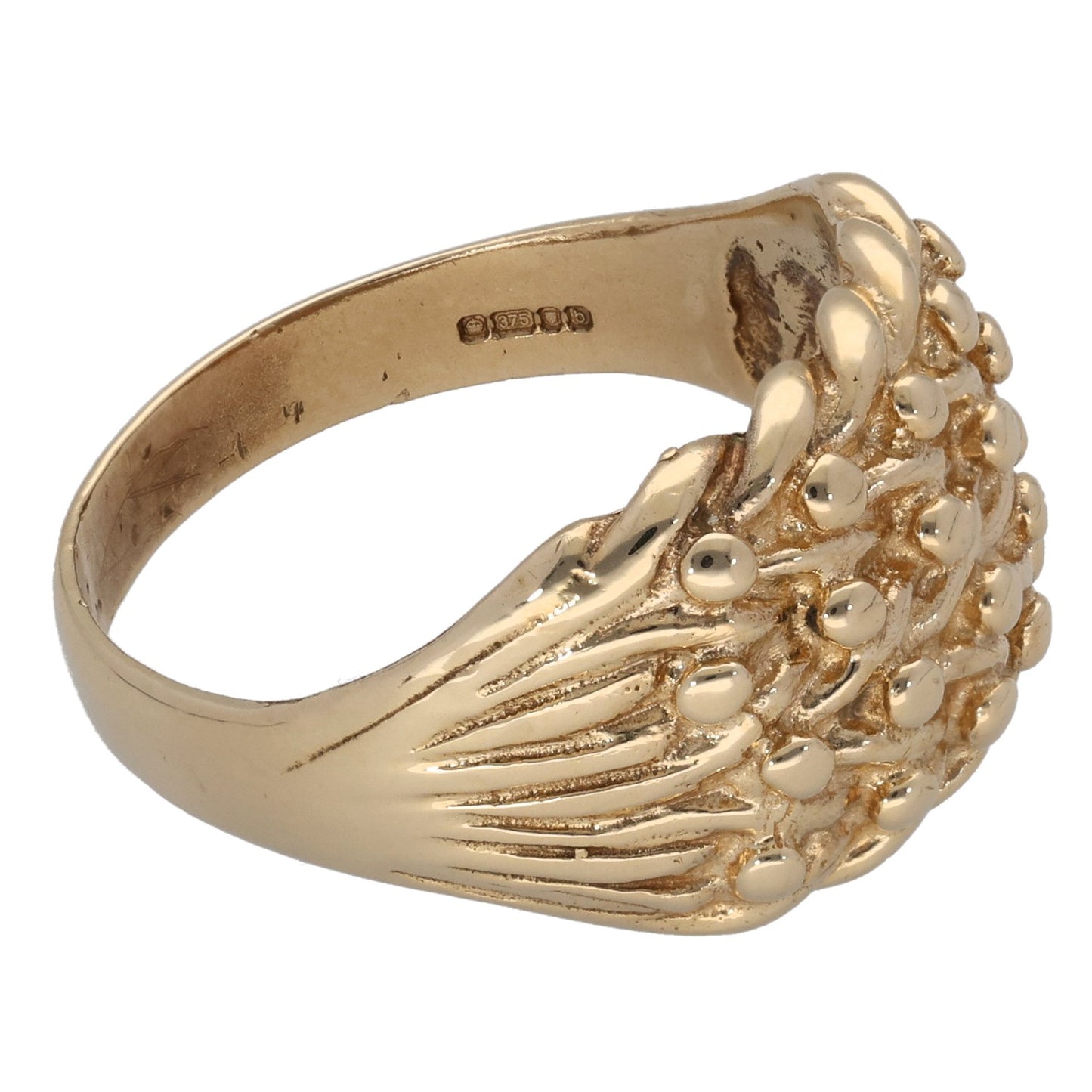 9ct Gold Keeper Ring Size U