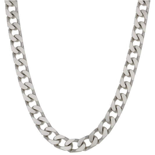 Sterling Silver Curb Chain 18"