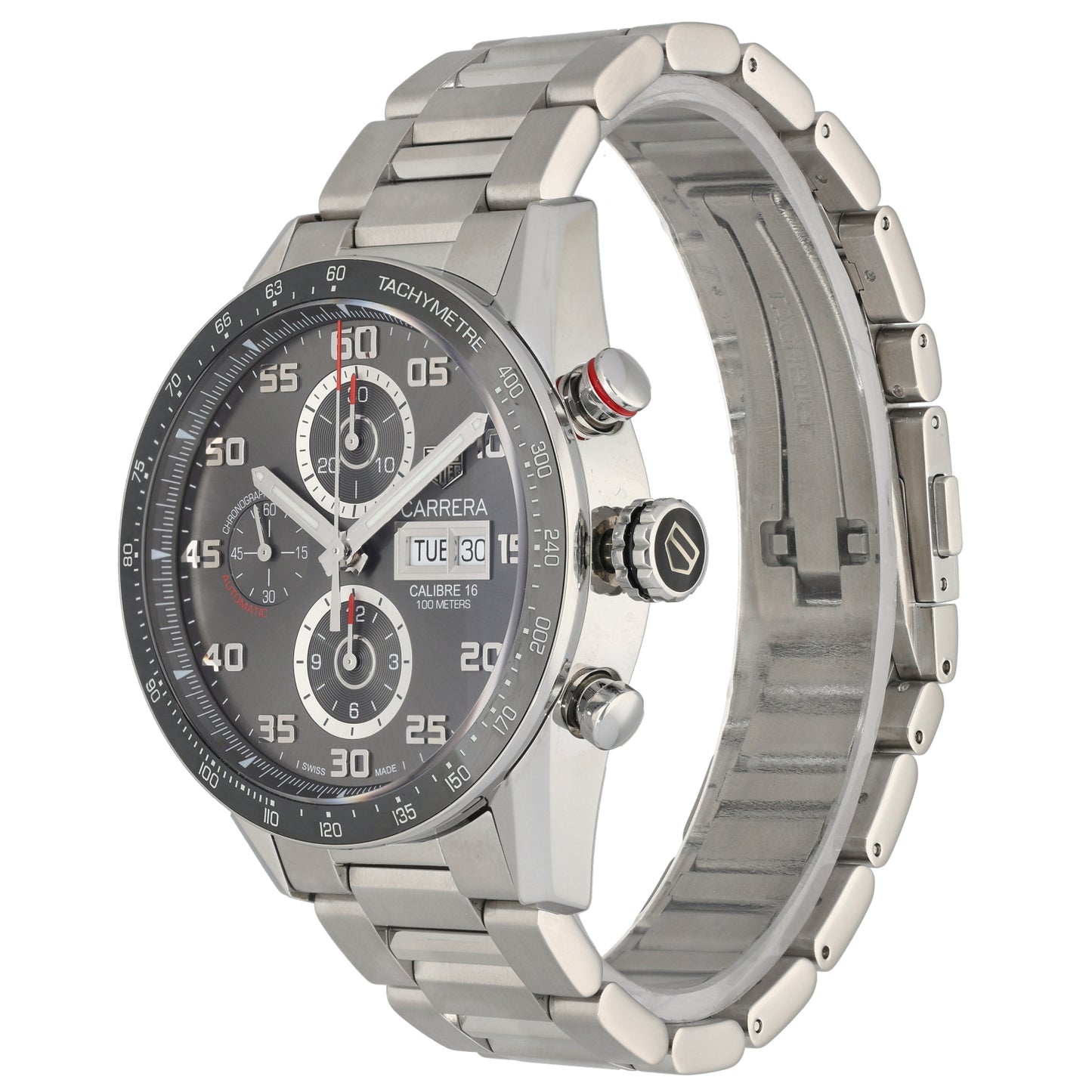 Tag Heuer Carrera CV2A1U 43mm Stainless Steel Watch
