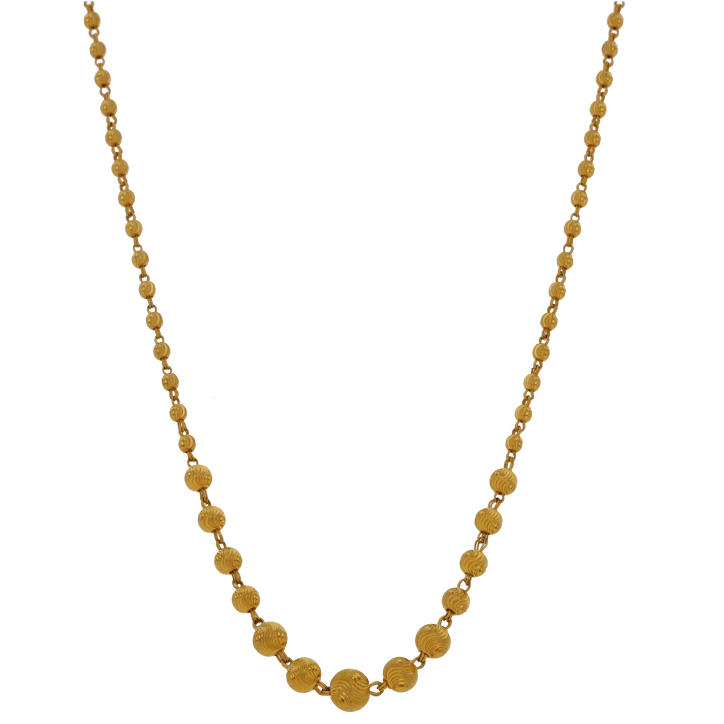 22ct Gold Fancy Necklace 18"