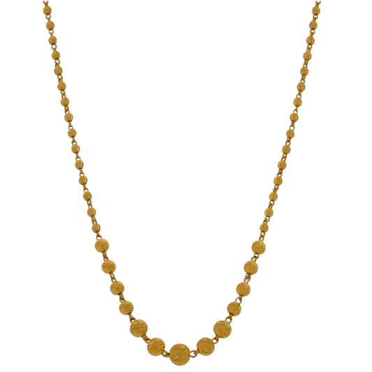 22ct Gold Fancy Necklace 18"
