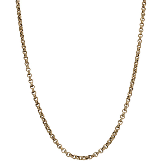 9ct Gold Belcher Chain 22"