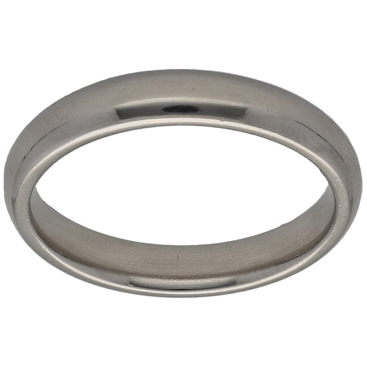Platinum Plain Wedding Ring Size P